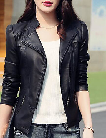 Why Black Leather Jacket Women Fashion Dominates 2024 Runways?
