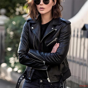 The Ultimate Guide to Black Leather Jacket Women Trends This Winter