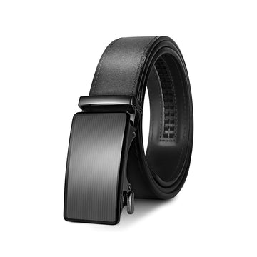 Men's Ratchet Belt 100% Italian Cow Leather Belts - Adjustable, Gift-Ready Dress Belts