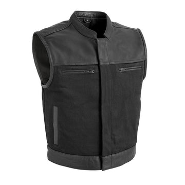Genuine Cowhide Leather Men's Vest